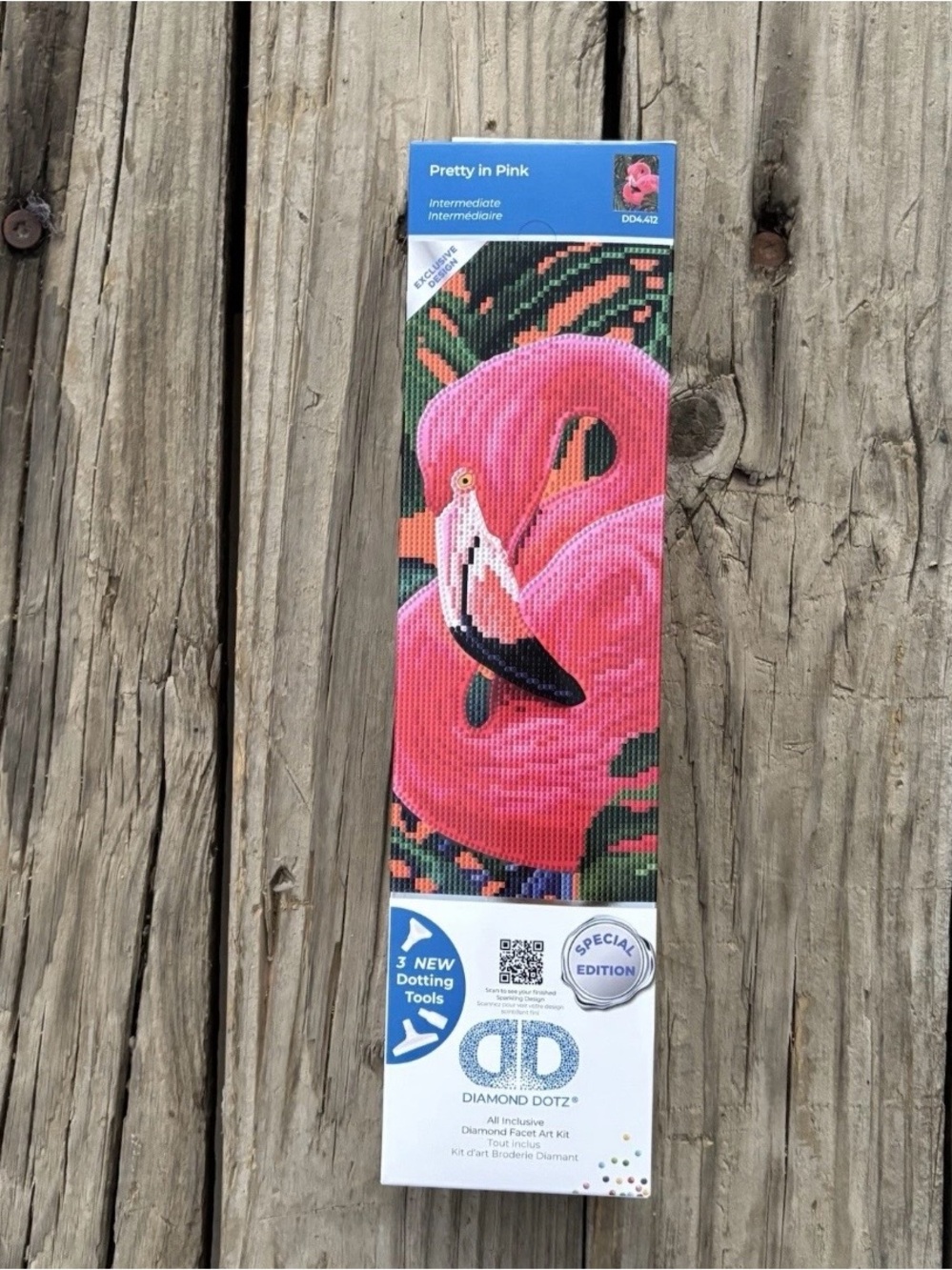 Diamond Supply Co. Flamingo Wall Art Kit - Pink, Green, Black